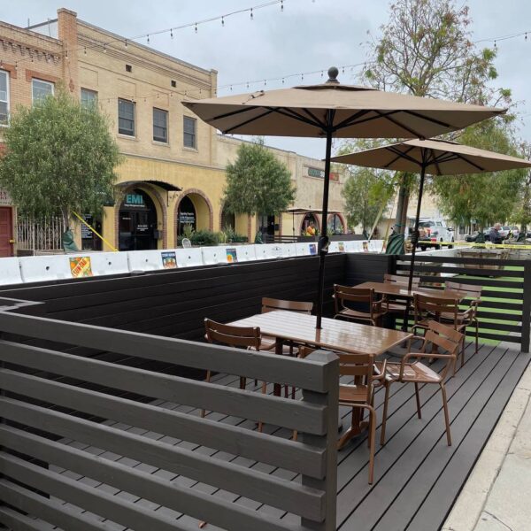 Outdoor dining in Placentia