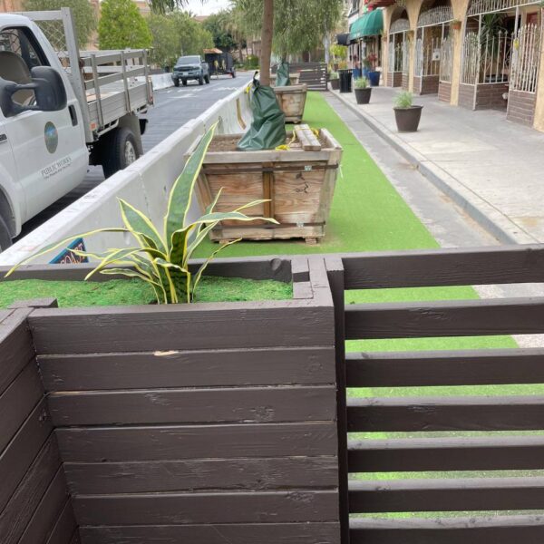 Outdoor dining in Placentia